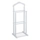 20652-04 WT Valet haine practic ,culoare alb,din lemn masiv