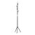 Cuier modern, înălțime 179 cm, structură metalică, lac negru mat, capacitate de încărcare 6 kg