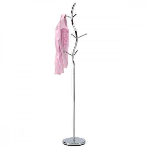 Cuier din metal de culoare cromată. Înălțime: 181 cm 80003-09 