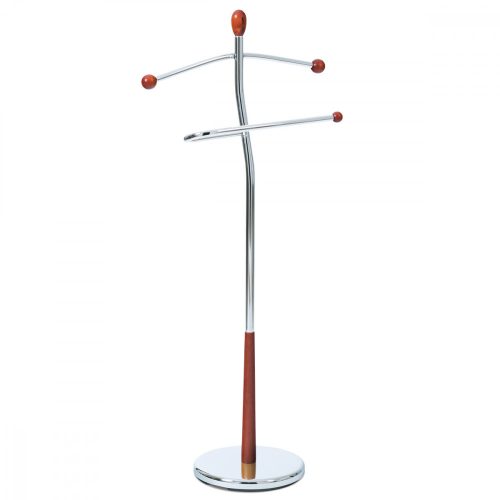82646  Suport de haine,Valet, Material; arbore de cauciuc și metal cromat, rezistă pînă la 6 kg
