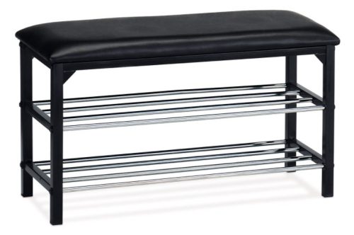 83168-13 Depozit modern pentru pantofi de culoare neagră