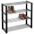 Modern, 4 rafturi pantofi de stocare negru 83168-14