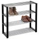 Modern, 4 rafturi pantofi de stocare negru 83168-14 