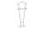 83499 Suport de haine,valet, metal cromat alb