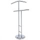  83989 Suport de haine,valet, metal cromat lucios , Înalțime 104cm, rezistă pînă la 5kg