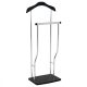 84444  Suport de haine practic,valet, Negru matt , Înalțime 108cm, rezistă pînă la 6kg