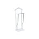 84444 Suport de haine practic,valet, alb-crom