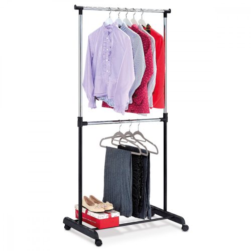 Abd-1213  SUPORT PRACTIC PENTRU HAINE CULOARE NEGRU-CROM