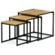 Af-3003 Set de mese moderne pentru cafea, culoare stejar
