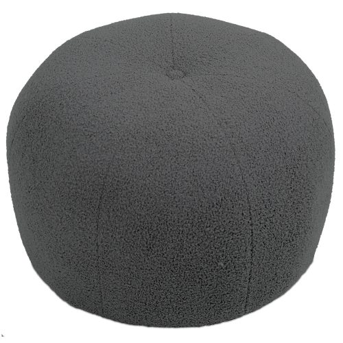 Taburet Gri Din Material Special  Bouclé AK-307 