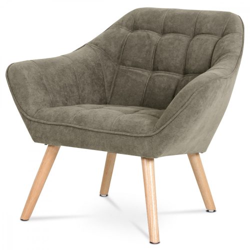  Fotoliu Elegant  De 1 Persoană Cu Tapițerie  De Culoare Trufe  Ak-321 