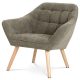  Fotoliu Elegant  De 1 Persoană Cu Tapițerie  De Culoare Trufe  Ak-321 