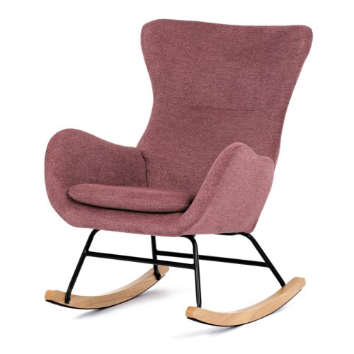 Balansoar Culoare Roz, Tapițat Cu Material Textil AK-376 