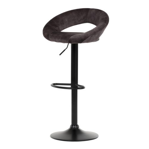 Scaun Bar ,Catifea tapițată Maro,Telescopic  AUB-822