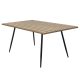 Masă de grădină 160x95x74 cm, metal rattan sintetic, blat din polywood