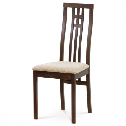  Scaun  din lemn masiv de culoare nuc Bc-2482