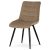 Scaun modern din catifea de culoarea Cappuccino CT-384