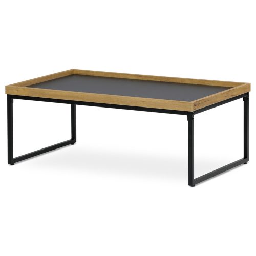  Măsuță  De  Cafea Gri  Cu Decor Din Stejar  CT-611  
