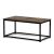 Măsuță de cafea 90x48x41 cm, MDF, decor lemn vintage, metal negru