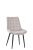 Scaun modern din catifea în culoarea trufei Firenze DC-2051