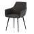 Scaun Modern cu cotieră ,textil negru DCH-225