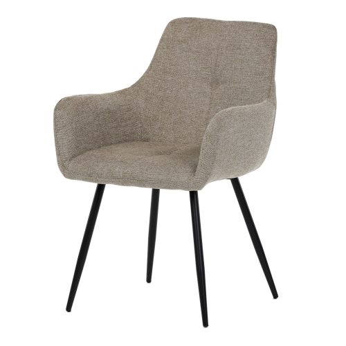 Scaun modern în carouri din țesătură Truffle . DCH-226