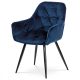 Scaun Modern Velvet  albastru DCH-421 
