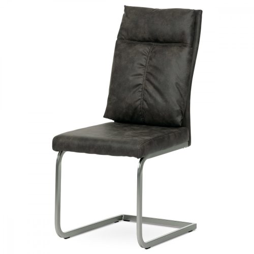 Scaun Modern Sledback Dining  Vintage gri efect de piele tapițerie DCH-459 