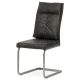 Scaun Modern Sledback Dining  Vintage gri efect de piele tapițerie DCH-459 