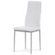 Scaun din piele ecologica alba  DCL-377