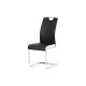 Scaun modern cu bază de sanie negru Dcl-406 