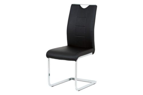 Scaun  modern cu bază de sanie negru Dcl-411 