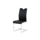 Scaun  modern cu bază de sanie negru Dcl-411 