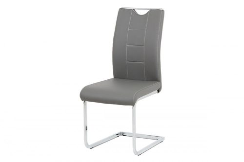 Scaun modern cu bază de sanie gri Dcl-411 