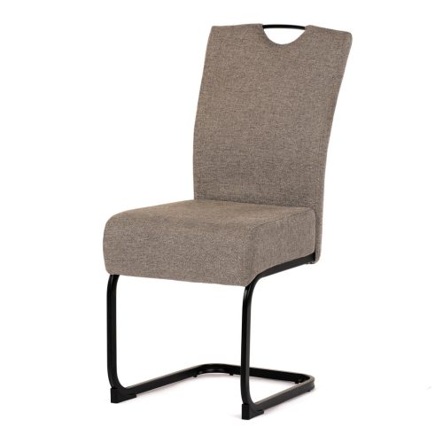 Scaun cu picior tip sanie cu șezut  flexibil  culoare Trüffel  DCL-E2008