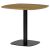 Masă de sufragerie, Masă de bar, placă MDF, decor stejar, metal negru