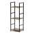 Bibliotecă , 3 rafturi, decor lemn vintage, MDF, lac negru