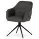 Scaun modern gri  pivotant. Mecanism de retractare HC-536 