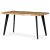 Masă de dining modernă în culoarea stejarului. 140x80x75 cm, MDF HT-840