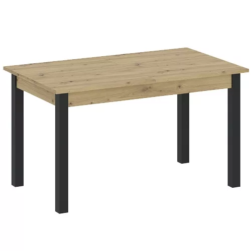 Masă de dining NEO stejar/negru, 120 cm