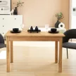 Masă de dining NEO stejar, 120 cm, Lawa Kurt