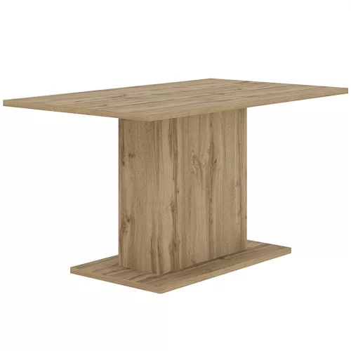 Masă de dining modernă stejar Wotan. THEO 138x80 cm
