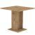 Masă modernă de dining/bistro culoare stejar. SORRENTO 80x80 cm