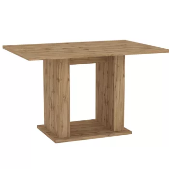 Masă de dining modernă stejar Wotan. LOWA SMALL 120 cm