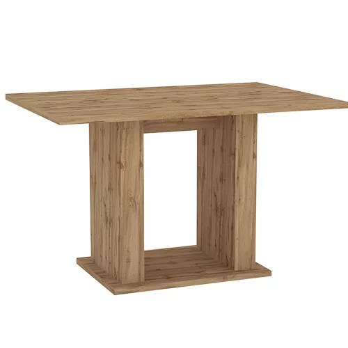 Masă de dining modernă stejar Wotan. LOWA SMALL 120 cm