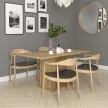 Masă de dining modernă stejar Wotan. LOWA SMALL 120 cm