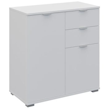 Comodă Albă cu Sertare EASY 71,5 cm