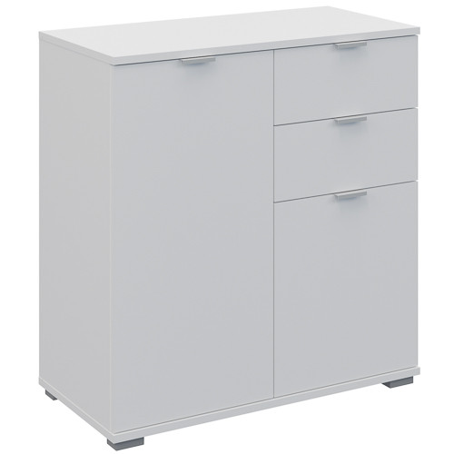 Comodă Albă cu Sertare EASY 71,5 cm