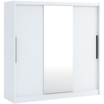 Dulap ARIS în culoare albă, 205 cm