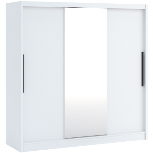 Dulap ARIS în culoare albă, 205 cm